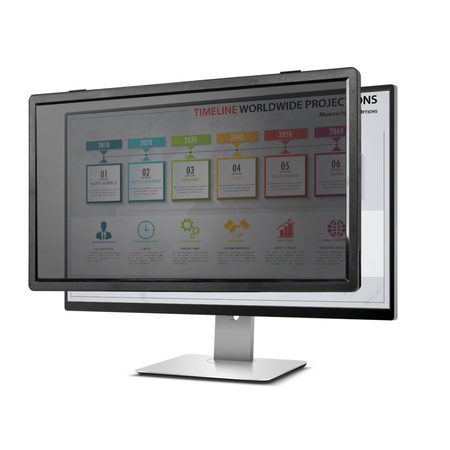 ROCSTOR Privacyview Framed Privacy Filter For 22 Widescreen (16:9) Monitor- PV0026-B1